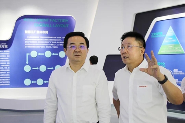 浙江省副省長(cháng)高興夫一行調研諾力股份