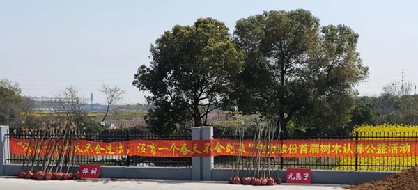 諾力股份樹(shù)木認養公益活動(dòng)
